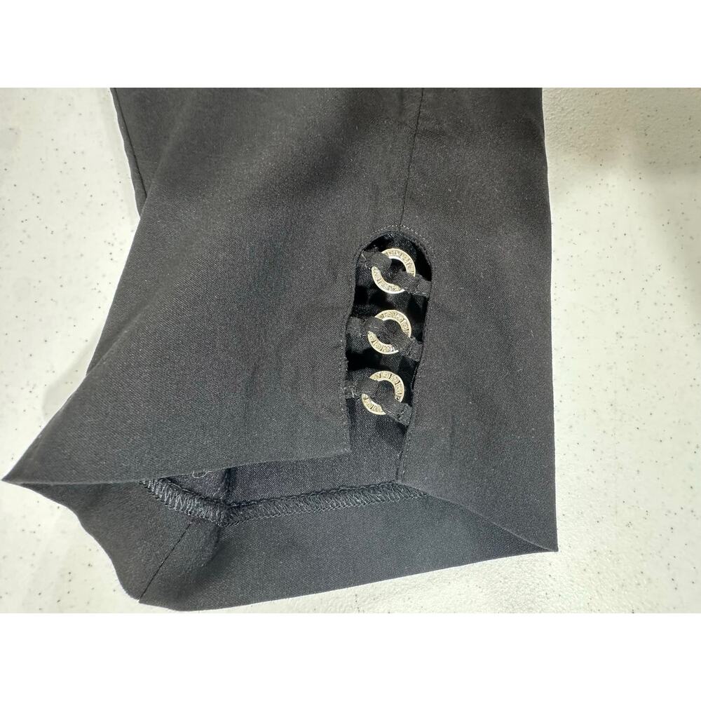 Avenue Ankle Pants Size 26 (47x26.5) Black Stretch High Rise Classic Dressy - Picture 12 of 12